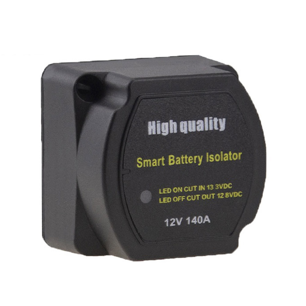 12v Dual Battery Isolator Sensitive 140 Amp รีเลย์อัจฉริยะสําหรับเรือ Camper รถบรรทุก *