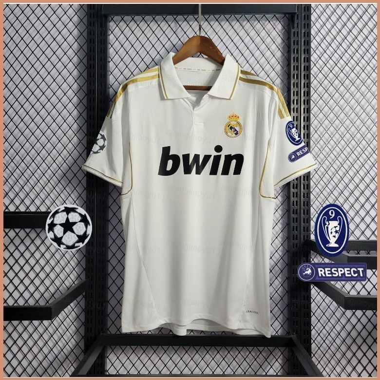 บ้านใหม่ล่าสุด 2011/12 ซีซั่น UCL รุ่น RONALDO KAKA เสื้อฟุตบอลคุณภาพสูง S-4XL