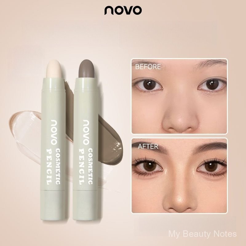 Novo Light Shadow Shaping Three-Dimensional Contour Stick Brightening Tear Groove Nose Shadow Matte Highlight Repair ECBJ