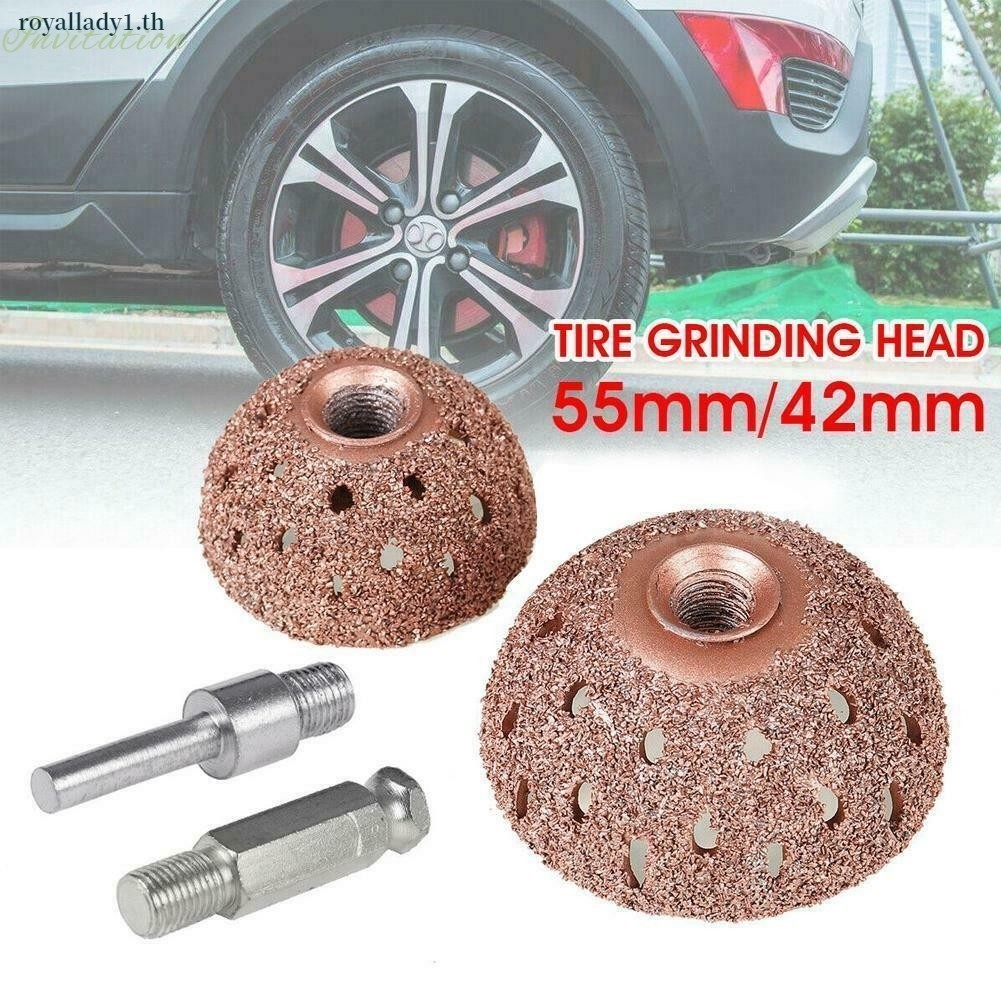 [ในสต็อก] หัวเจียรยาง Rasp Buffer Ball Tyre Repair Hand Tool Buffing Wheel/Adaptor