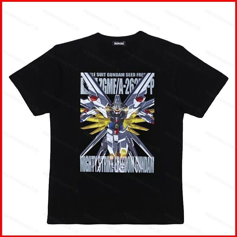 Sqt Mobile Suit Gundam SEED FREEDOM คอสเพลย์ผ้า 3D ฤดูร้อนเสื้อยืดอะนิเมะแขนสั้นด้านบน