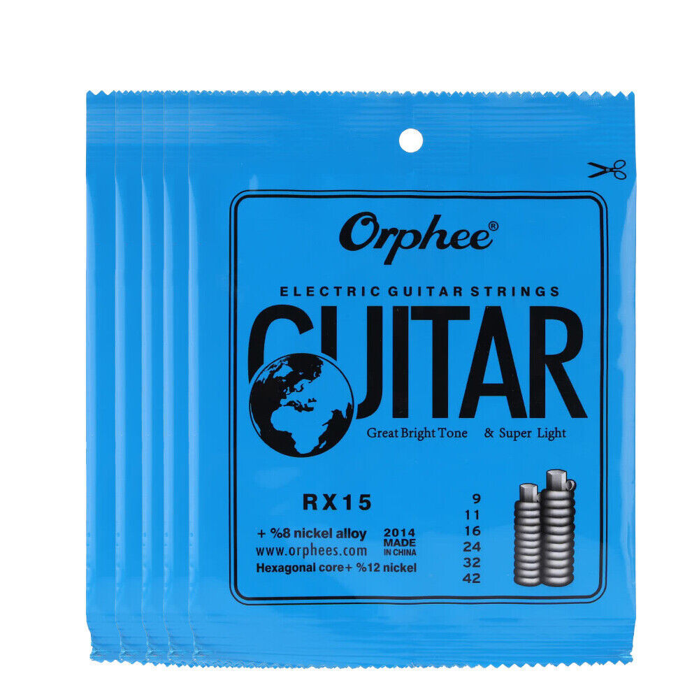 Orphee RX15 สายกีตาร์ไฟฟ้า Universal 6 สาย Super Light