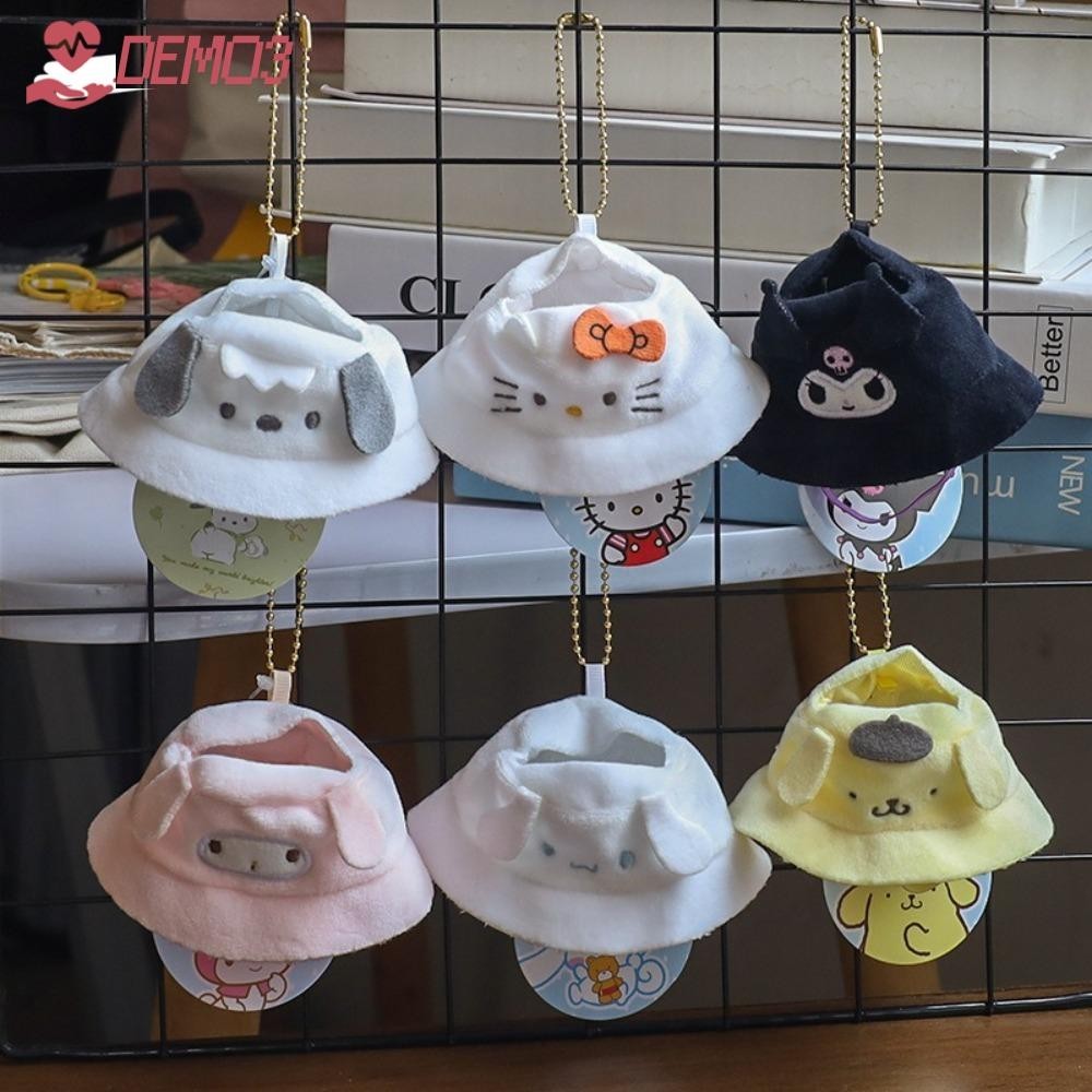 [DEMO3] หมวกตุ๊กตา Labubu Time To Chill Filled Sanrio Kuromi Meoydy Cinnamoroll หมวกชาวประมง, อุปกรณ์เสริมตุ๊กตาของขวัญ Cos|หมวกบักเก็ต