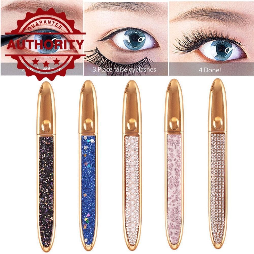 2 In 1 Self กาวขนตาอายไลเนอร์ดินสอขนตายาว Quick ไม่มีปากกาแห้ง Magnetic Eye J9n4