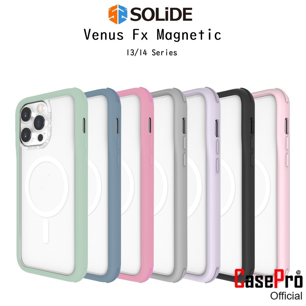Solide Venus Fx Magnetic เคสกันกระแทกเกรดพรีเมี่ยม เคสสำหรับ iPhone13/13Pro/13Promax/14/14Pro/14Promax