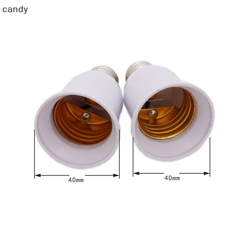 Ndy E17 ซ็อกเก็ตโคมไฟ E17 ถึง E27 LED Haen CFL หลอดไฟอะแดปเตอร์ N