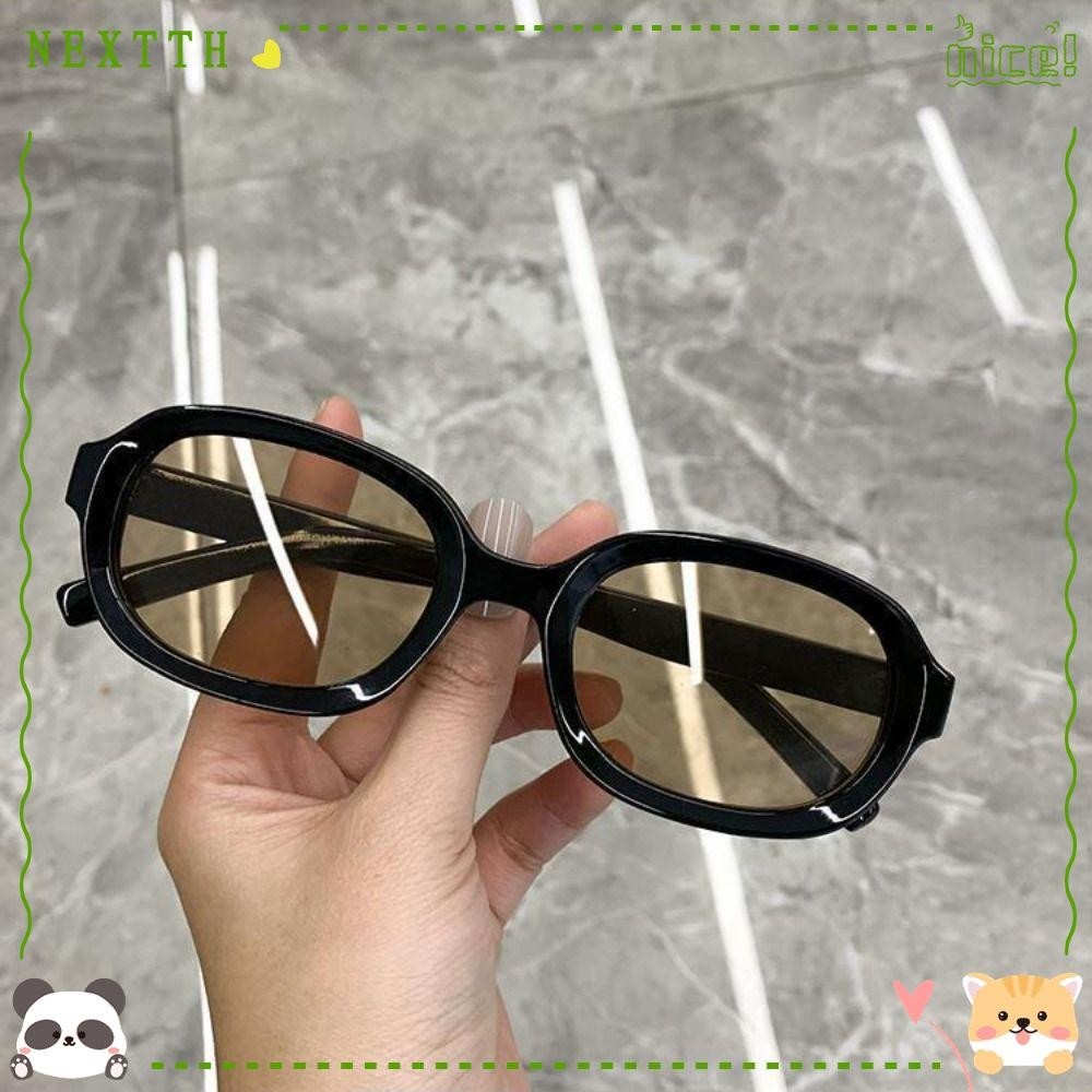 Nextth Retro แว่นตากันแดด, Sun-Protective UV400 ป้องกันแว่นตากันแดดกลางแจ้ง, Street Photos ตกแต่งแว่นตาท่องเที่ยวสีดํา Shades แว่นตาสําหรับผู้หญิง Man
