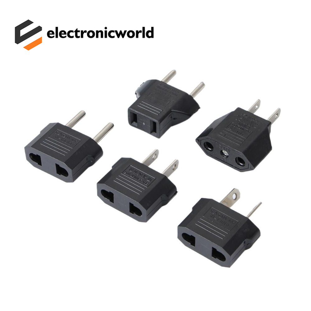 1-5PCSPower Plug Adapter US To EU Euro Euro Euro Euro Euro Euro Euro Plug Power Plug Converter Trave