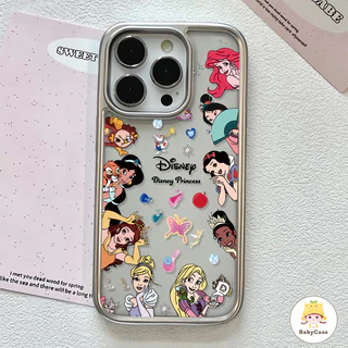 คอลเลคชั่นเจ้าหญิงแสนสวยผีเสื้อชวน สร้อยข้อมือกรอบไฟฟ้า เคสIPhone 11 16 13 15 12 14 Pro Max 7 8 15 Plus X XS XR MAX SE