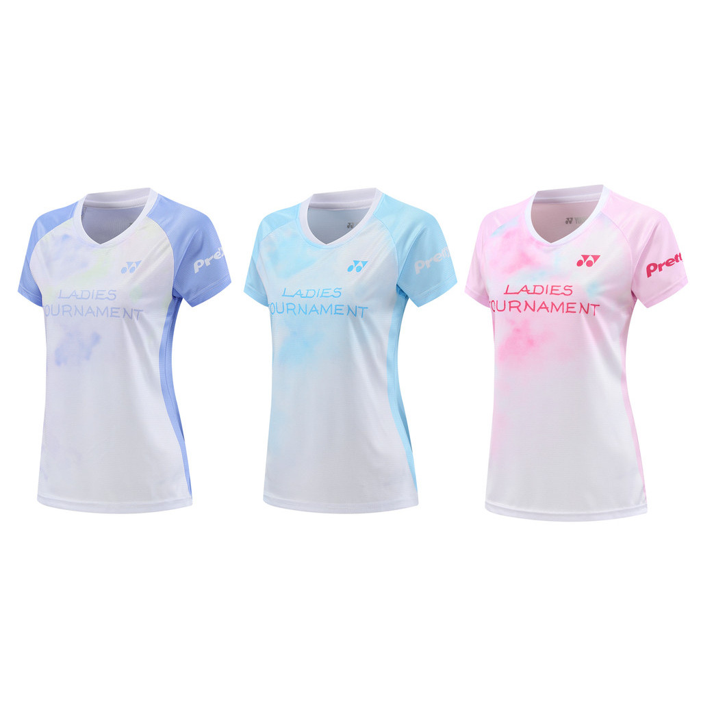 จัดส่งฟรี 2024 ฤดูร้อนสไตล์ใหม่เสื้อแบดมินตันผู้หญิงและเด็กมืออาชีพแข่งย์ระบายอากาศแห้งเร็วย์610