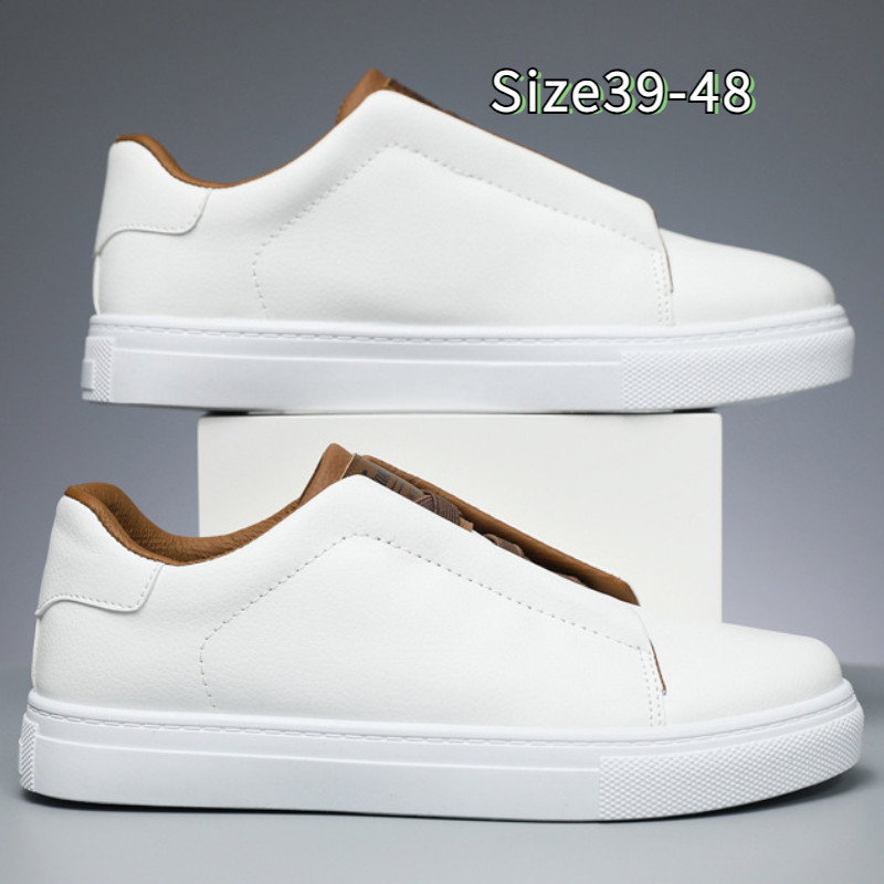 รองเท้า ผู้ชาย ไซส์ ใหญ่ 46 47 48/รองเท้าลำลองผู้ชายสีขาว 48/รองเท้าผ้าใบผู้ชาย