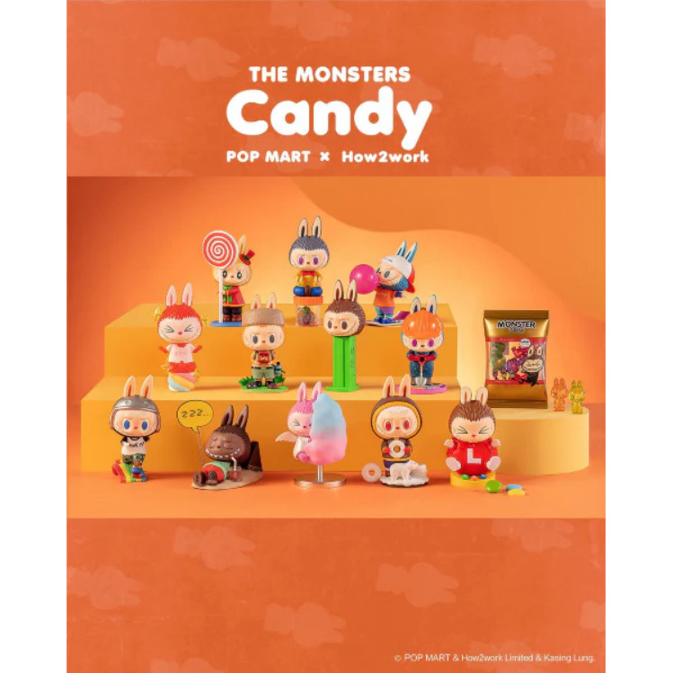 (พร้อมส่งจากไทย) POP MART The Monsters Candy Series labubu ลาบูบู้ เลือกตัว เช็คการ์ด ไม่แกะตัว