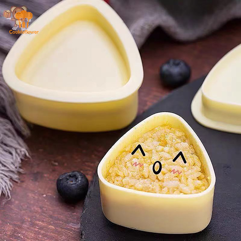 CKFR ใหม่ Diy แม่พิมพ์ซูชิ Onigiri ข้าวกดเครื่องทําซูชิสามเหลี่ยมแม่พิมพ์ญี่ปุ่น Home Kitchen Bento อุปกรณ์เสริมเครื่องมือใหม่
