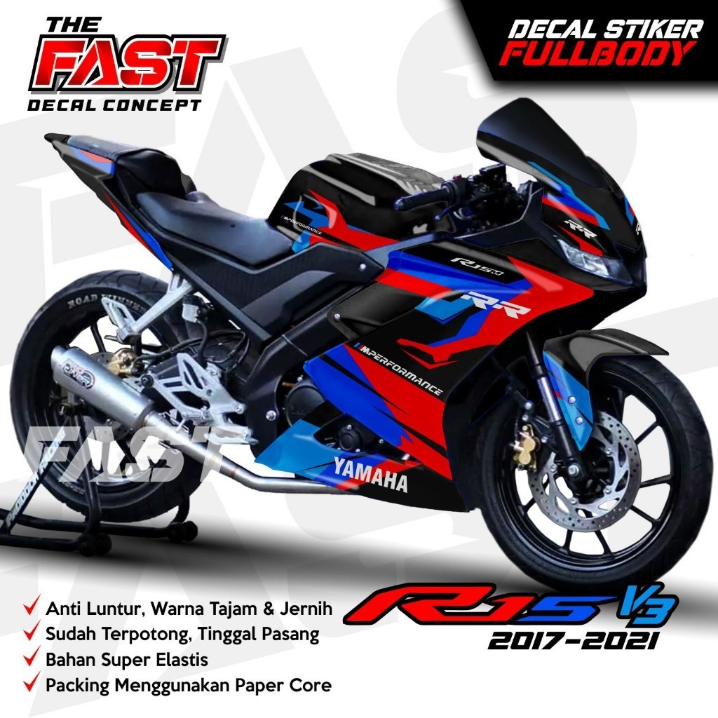 Decal R15 V3 Full Body สติกเกอร์ R15 V3 Full Body Decal R15 V3 Racing สติกเกอร์ Variation R15 V3 สติ