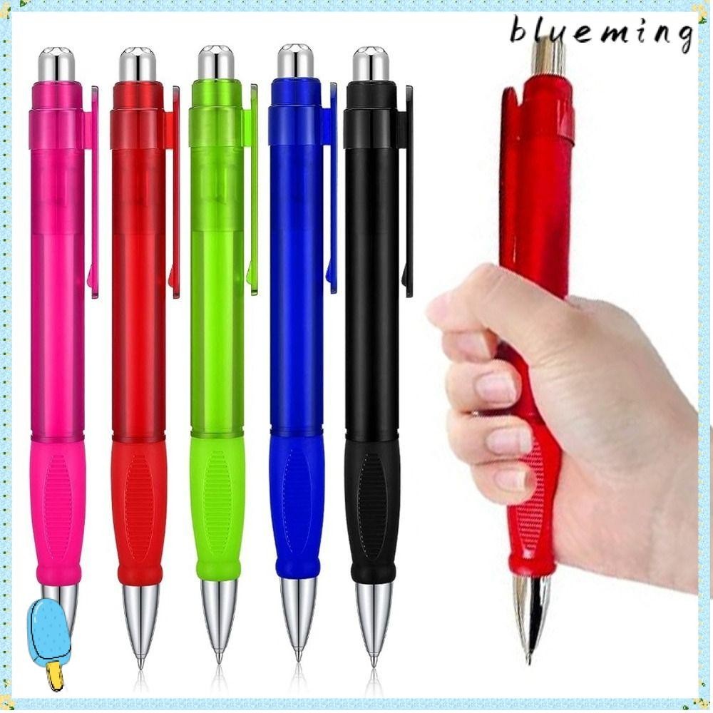 Blueming2 ปากกาลูกลื่น พลาสติก ขนาดใหญ่ พร็อพของเล่น สําหรับโรงเรียน สํานักงาน