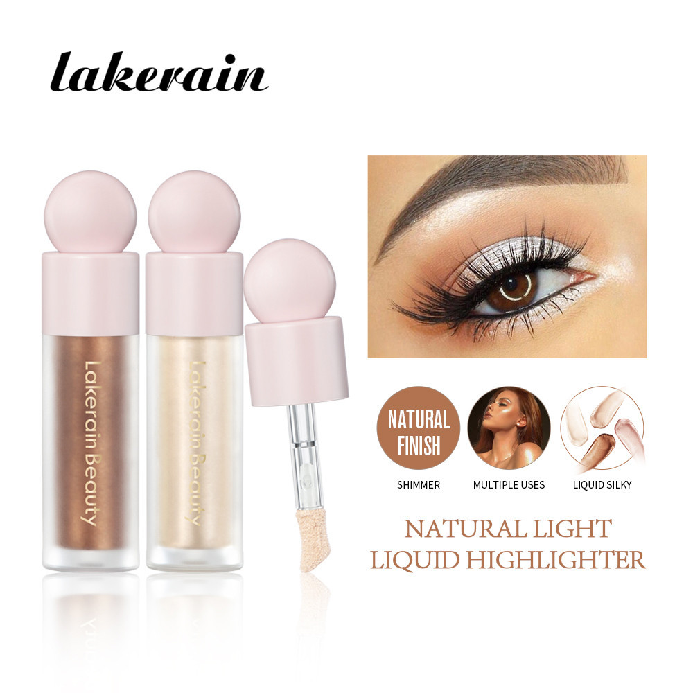 Lakerain Rare Light Liquid Highlighter Luminizer สําหรับ Body Face Contouring Bronzer Silky Glow Contour Shimmer Illuminator Beauty