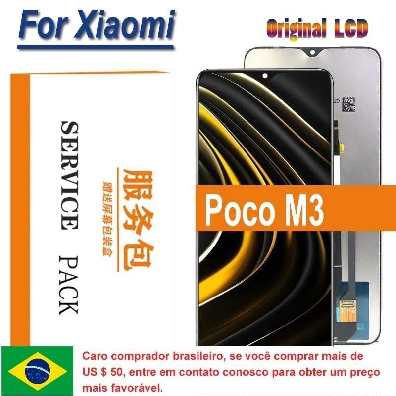 6.53'' LCD for Xiaomi Poco M3  M2010J19CG  Display Touch Screen Digitizer Assembly For Xiaomi poco