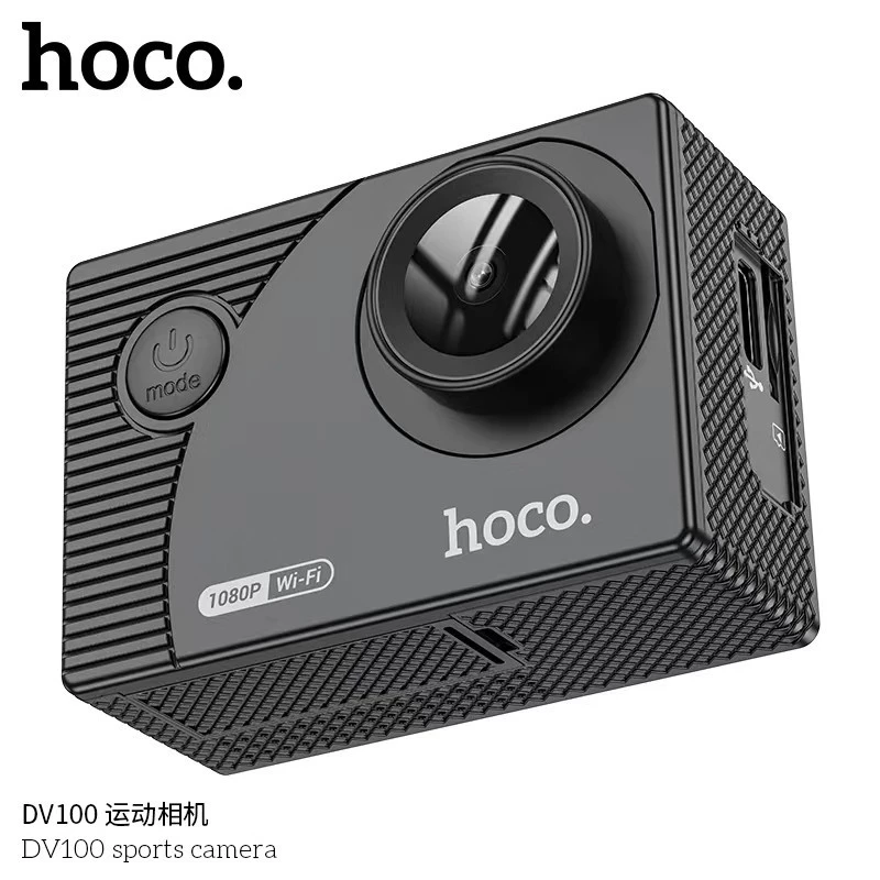 แท้100% ส่งไว รับประกัน1ปีเต็ม! HOCO DV100 Sports camera คุณภาพ 1080P กล้องกันน้ำลึก 30 เมตร กล้องติดหมวกกันน๊อค thumbnail 5
