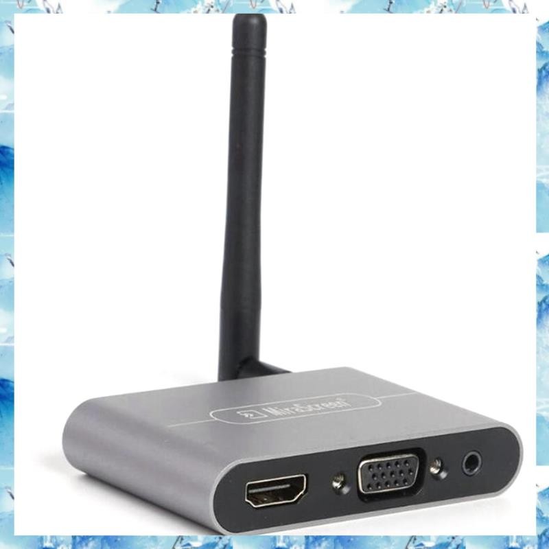 [ ] X6w Plus 4K Wireless - อะแดปเตอร์แปลงที่รองรับ Dual Band 5GHz WiFi Receiver VGA Wireless Monitor