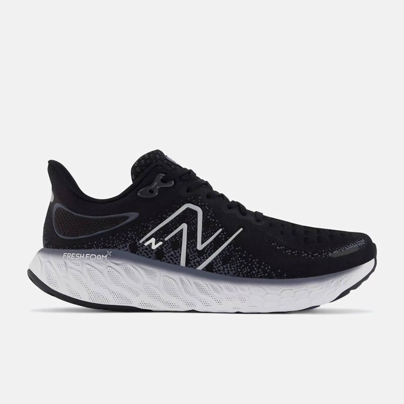 NEW BALANCE Men's Wide Version สีดำ/ สีเทาสด x 1080v12รองเท้ากีฬาสีดำ/ สีเทา US 11.5