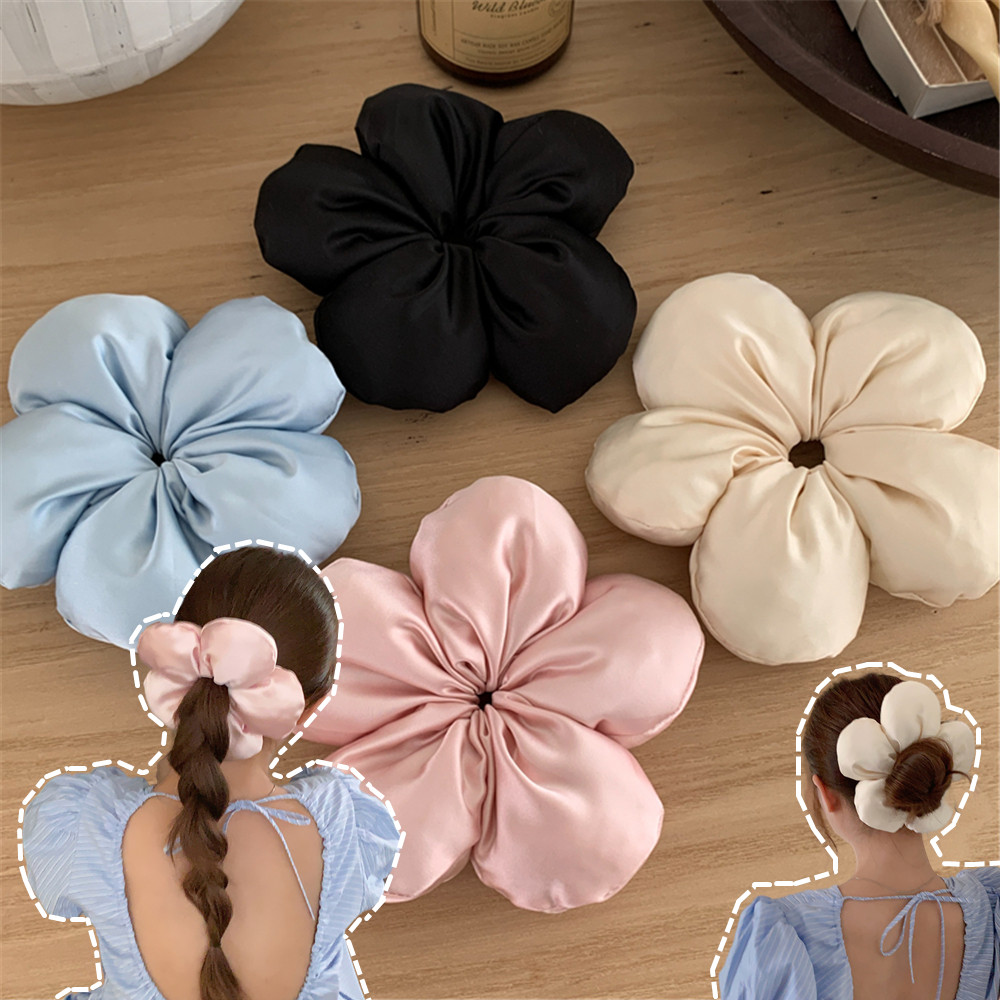 สง่างามน่ารักฟองน้ําดอกไม้ผูกผมแฟชั่นอเนกประสงค์หัวเชือกเกาหลีซอกออกแบบผูกผม