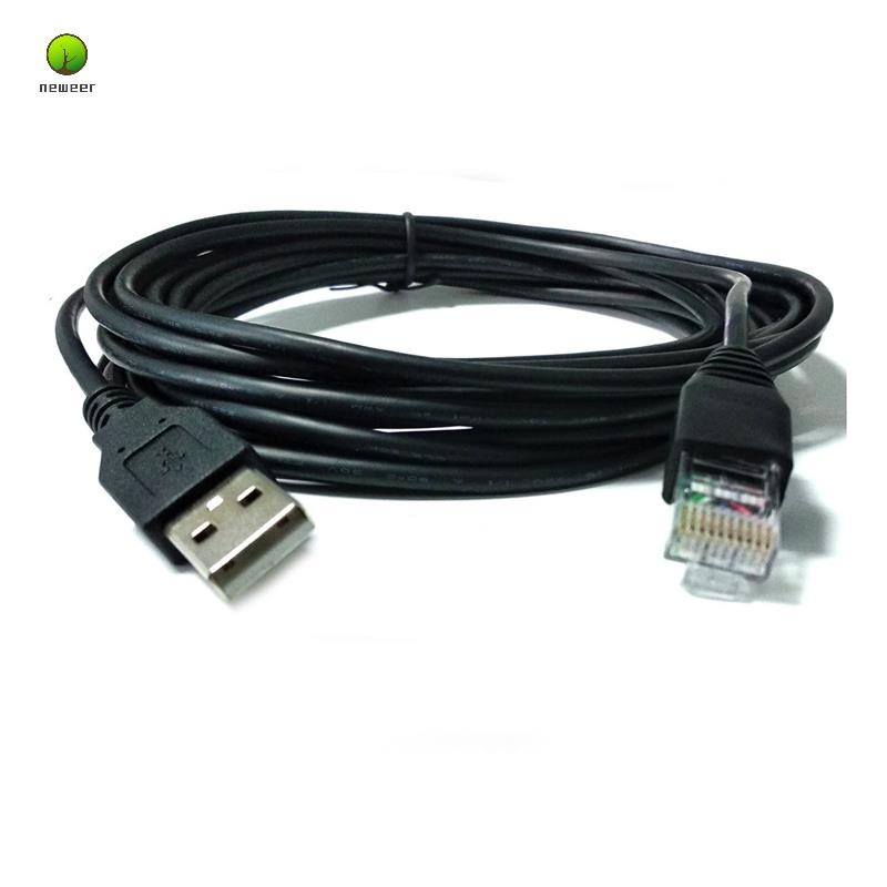Super USB To RJ50 คอนโซลสาย AP9827 สําหรับสมาร์ท UPS 940-0127B 940-127C 940-0127E ด้วยแม่พิมพ์ความเครียด Relief Boot