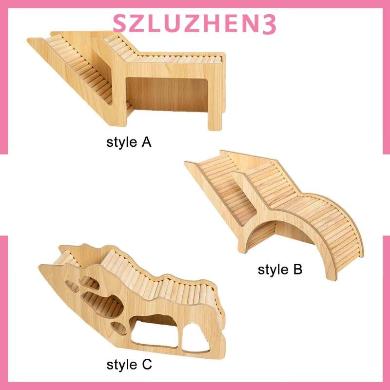 [Szluzhen3] ของเล่นบันไดไม้ ขนาดเล็ก พร้อมบันไดไม้ สําหรับปีนเขา
