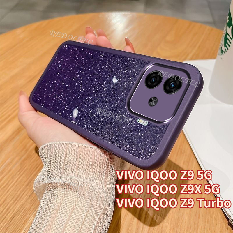เคส VIVO IQOO Z9 Z9X Z9 Turbo 5G 2024 Luxury Glitter Casing VIVO IQOOZ9 X IQOOZ9X IQOO Z 9 Gradient 