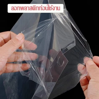 【10pcs ถูกที่สุด】 กล่องเค้กใสทรงสูง ฐานสีขาว กล่องเค้กบาร์บี้ กล่องเค้กคุ๊กตา ฝาใส กล่องเค้กใส