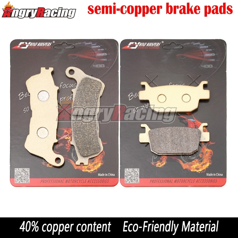 ผ้าเบรคหลังด้านหน้าสําหรับ HONDA FES 125 150 S-Wing 07-15 SH 125i 150 150i 300i NSS 250 Forza EX 05-