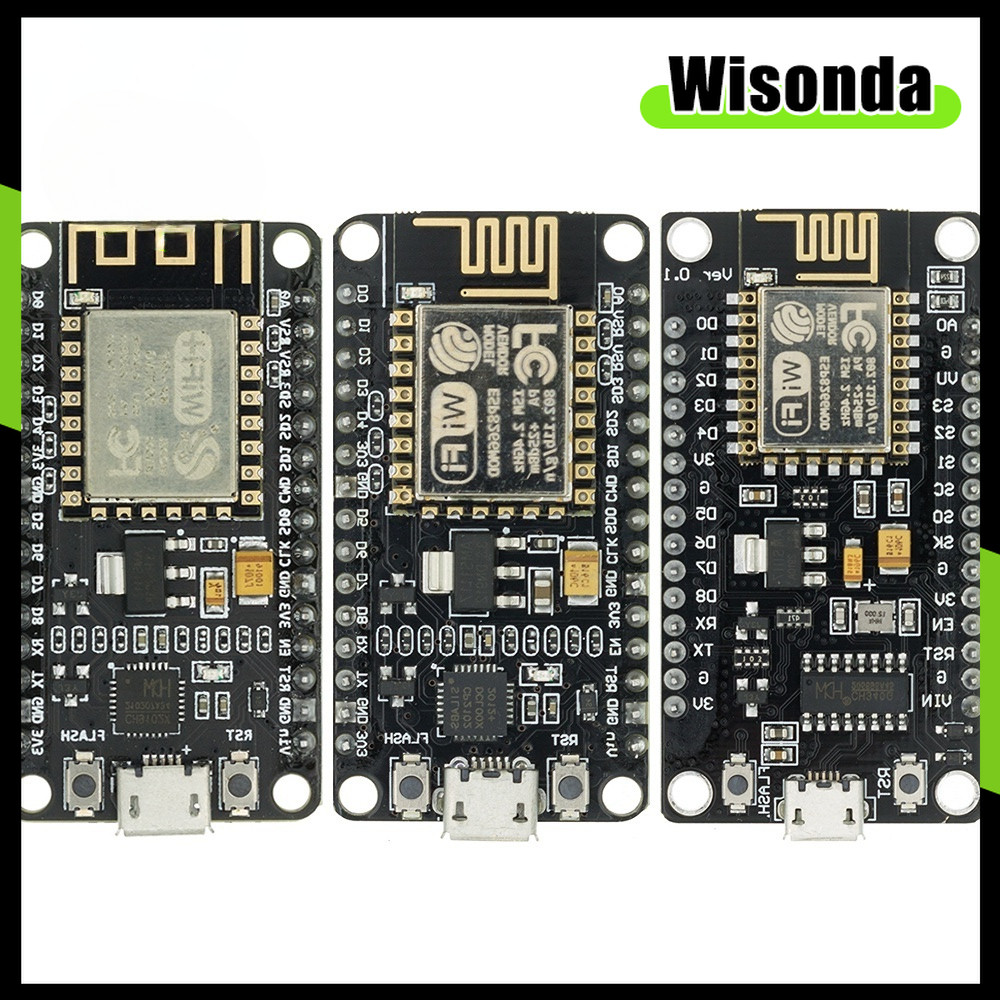โมดูลไร้สาย CH340/CP2102/CH9102X NodeMcu V3 V2 Lua WIFI อินเทอร์เน็ตของคณะกรรมการพัฒนาตาม ESP8266 ES