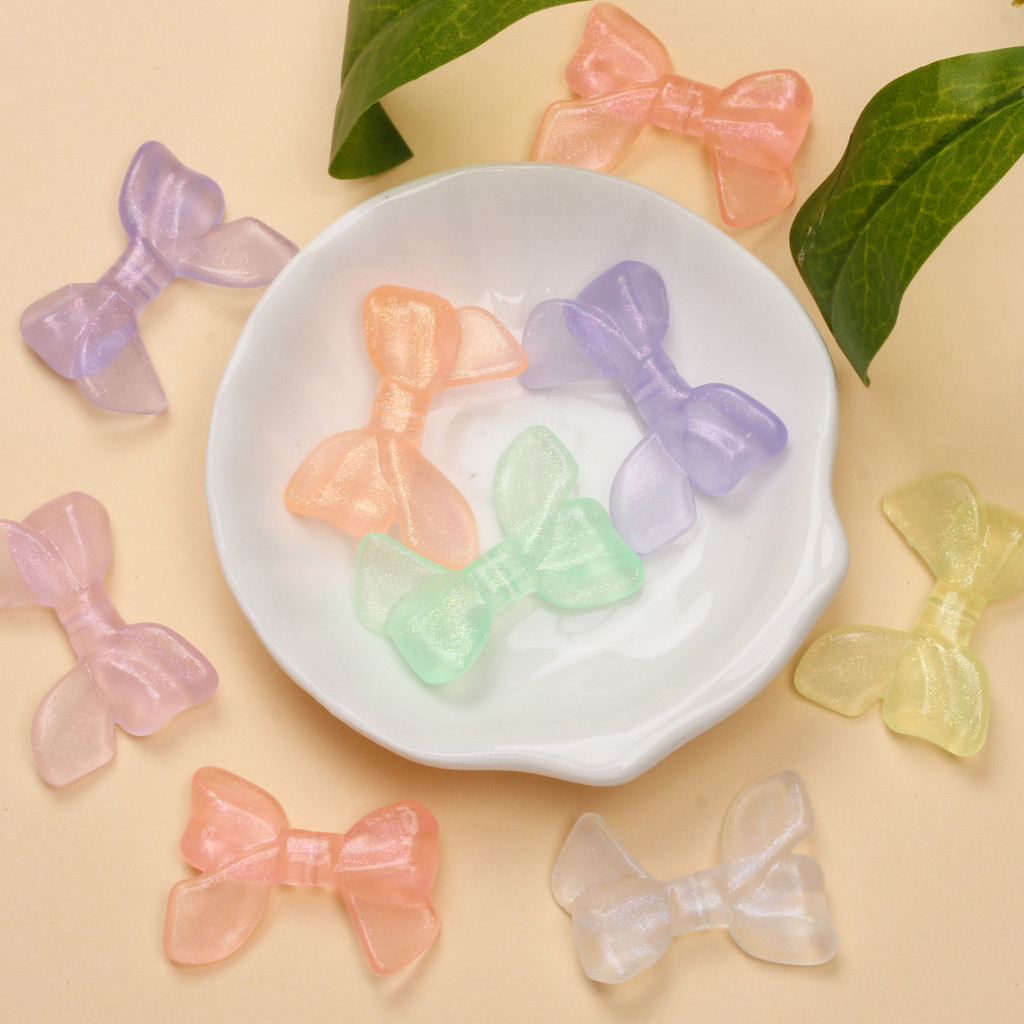 20ชิ้นแฟชั่นอะคริลิใสเงากุทัณฑ์หลวมลูกปัดปลาโลมาจี้อุปกรณ์เครื่องประดับ ทําเอง