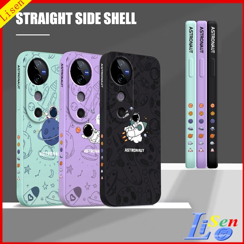เคส Vivo V40 Pro 5G/V30E 5G / V29 5G/V29E/V27/V30 Pro/V40 5G คู่นักบินภาพประกอบเคสโทรศัพท์การ์ตูน TKA
