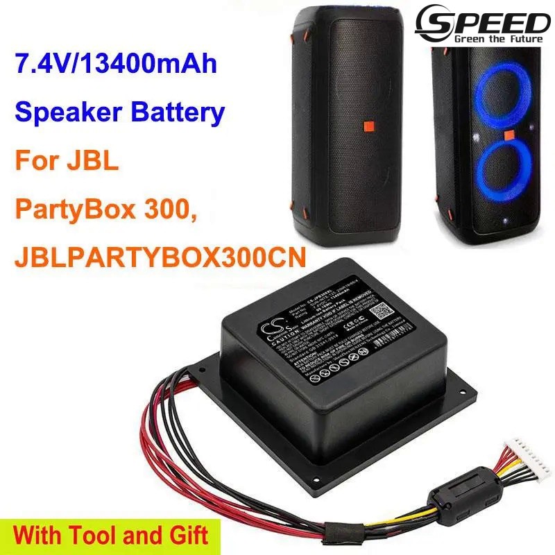 ✿CZOR OrangeYu 13400mAh Battery 2INR19/66/4,SUN-INTE-125 for JBL JBLPARTYBOX300CN,PartyBox 300