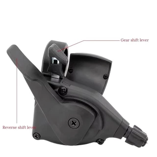 OUTO จักรยาน Shifter, 7/8/9/10/11Speed Universal จักรยานเสือภูเขา Shifter, ทนทานซ้ายขวา Thumb Shifter Lever MTB