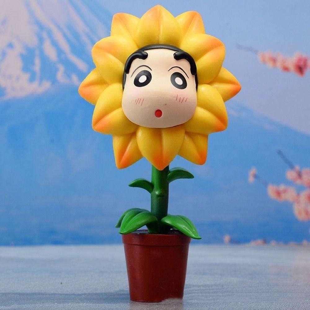 ชินจัง Crayon ShinChan ดอกทานตะวันตกแต่งตุ๊กตาแฟชั่นของเล่น GK ของขวัญวันเกิดสำหรับคู่รักนักเรียน