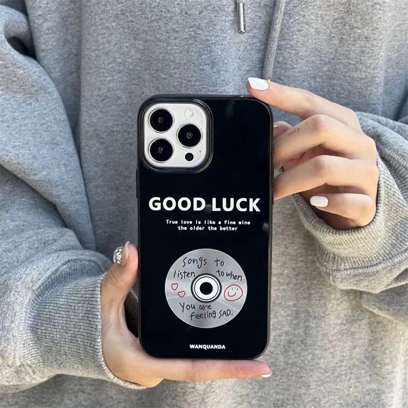สีดําglossy Soft Case Anti-Fallเคสโทรศัพท์สําหรับiPhone 16 Promax 15 Promax 12 13 Mini 14plus 11 Pro Max X XS XR XS Max 7 8 plus Se2020