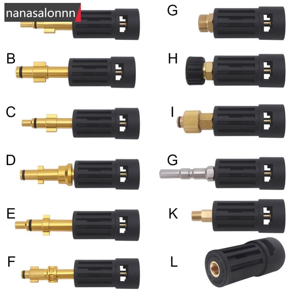 Nanasn| อะแดปเตอร์เชื่อมต่อเครื่องซักผ้าความดันสําหรับเชื่อมต่อ M22 Lance Wand to Karcher Water Gun 
