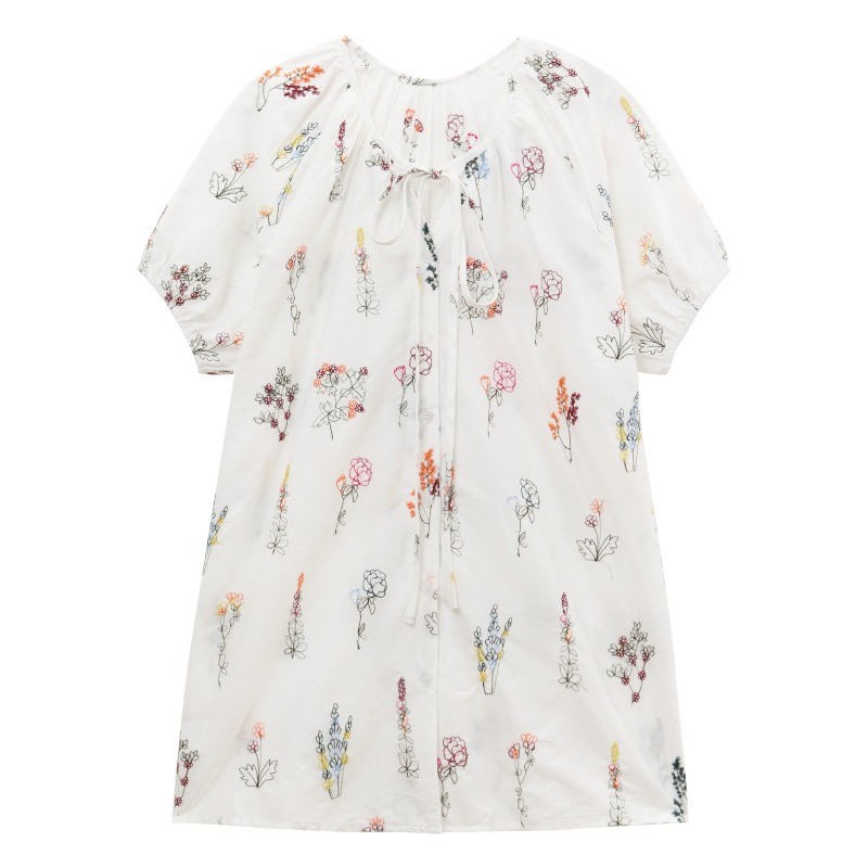 Shayne ส่งออกจากกรุงเทพฯ เสื้อเชิ้ต แขนสั้น สไตล์สบาย ๆ หลวม ๆ การพิมพ์แฟชั่น เวอร์ชั่นเกาหลี - รูปที่ 4