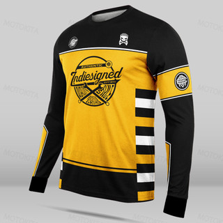 Motorcycle for Men Rider Cycling Bike Jersey Bikers Motor Shirt Long Sleeve