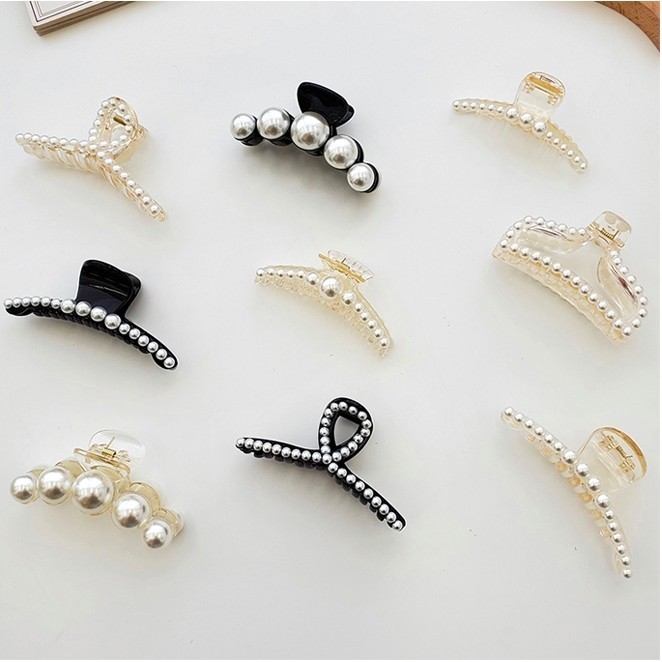 กิ๊ฟหนีบผมเกาหลีแต่งมุก hair clip