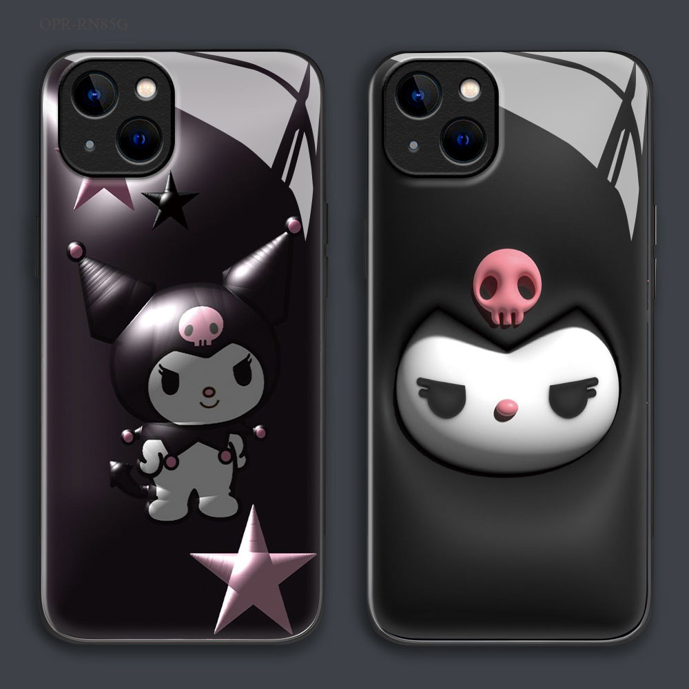 เคส For เคสแข็ง OPPO Reno 12 12F 11 11F 10 8 8T 8Z 7 7Z 6Z 6 5 4 2 4Z 2F F11 F9 F7 F5 Pro Youth 4G 5G ออปโป้ Glass BLK