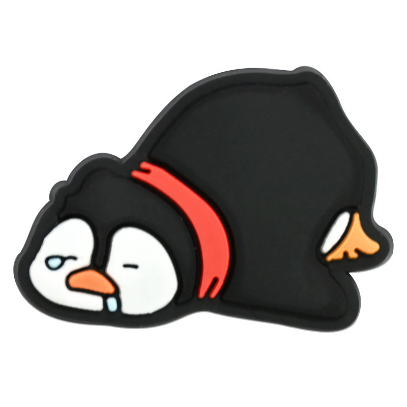 การ์ตูน มันตลกออกแบบอุปกรณ์เสริม Sleep Jibitz การออกแบบเล่นสกี Jibbits Penguin Chef jibitz Charm สํา