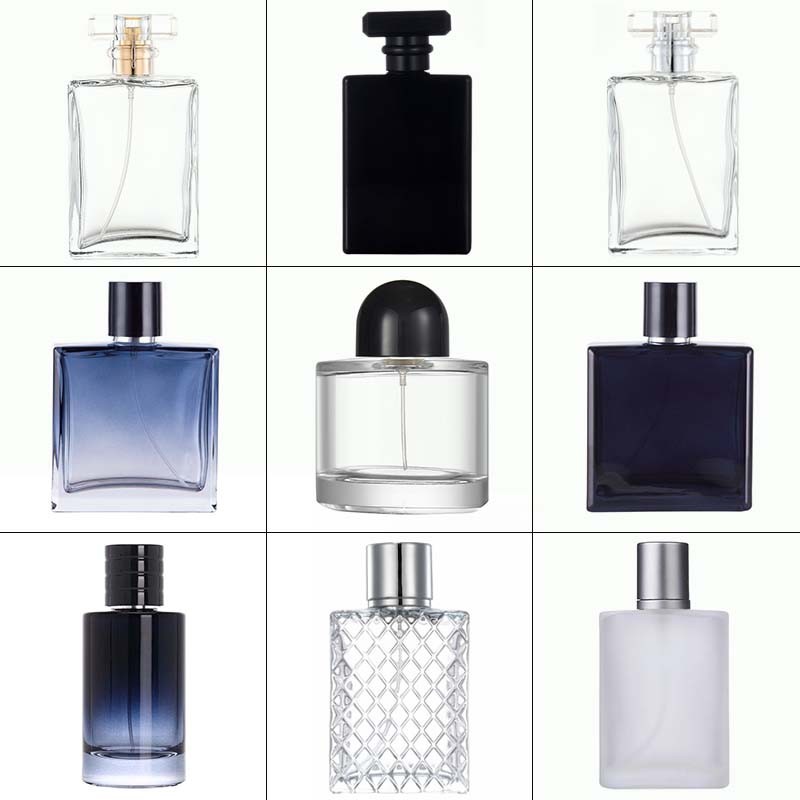 ความจุขนาดใหญ่100มิลลิลิตรรีฟิลขวดน้ําหอมที่ว่างเปล่าแก้ววิจิตรหมอกกดขวดสเปรย์น้ําหอมเครื่องฉีดน้ํา