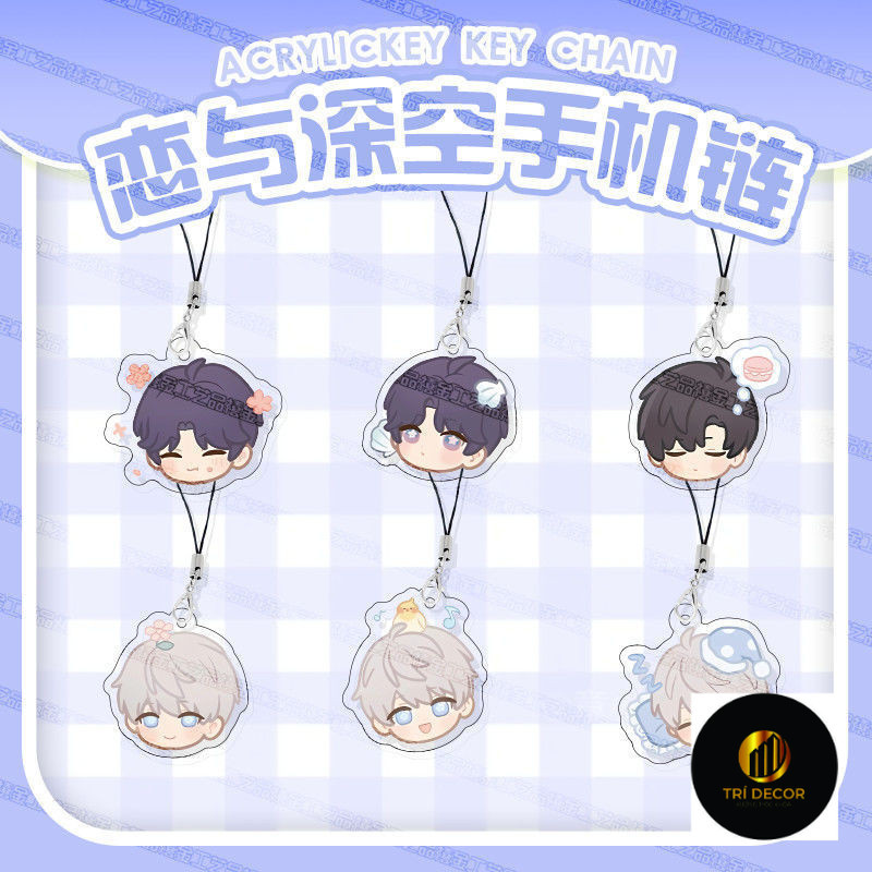 Mob Psycho อะนิเมะพวงกุญแจผู้หญิง Ekubo Miku อะคริลิคพวงกุญแจตลก Man พวงกุญแจกระเป๋าจี้