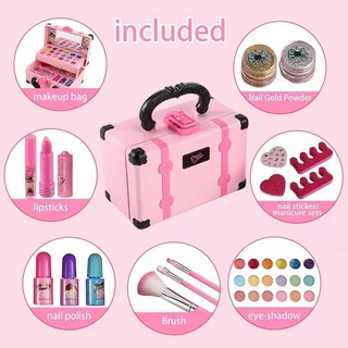 ของเล่นแต่งหน้า แต่งหน้าเด็ก เครื่องสำอางสำหรับเด็ก ปลอดภัยและปลอดสารพิษ ของเล่นสําหรับเด็กผู้หญิง