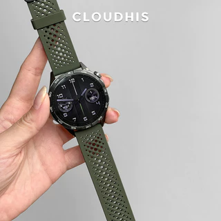 สายรัดข้อมือซิลิโคนขนาด 22 มม. เหมาะสําหรับ Huawei Smart Watch gt6/gt5/gt4/GT6pro/gt3 กีฬา Breathable 20 มม.สายนาฬิกา5/4pro