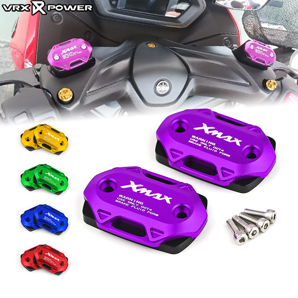 สําหรับ ยามาฮ่า XMAX 300 2023 2024 รถจักรยานยนต์ด้านหน้าเบรคน้ํามัน ผู้เชี่ยวชาญ หมวกอ่างเก็บน้ําฝาครอบ