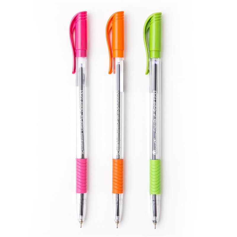 Quantum ปากกาลูกลื่น0.5มม.น้ำเงิน GeloPlus Spirit 1233