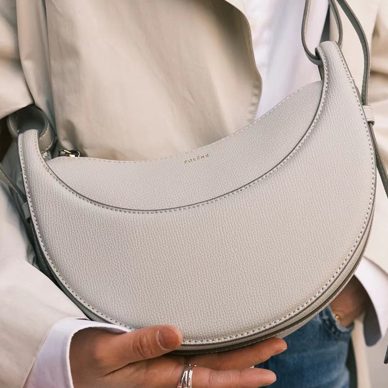 [พร้อมกล่องต้นฉบับ + ถุงเก็บฝุ่น] Nu * mero Dix Sling Bag Number Ten Halfmoon Bag หนังแท้ French Niche Shoulder Womens Bag Saddle Bag
